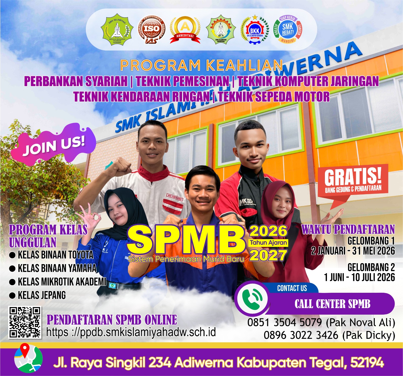 Pendaftaran Siswa Baru Tahun Ajaran 2026/2027